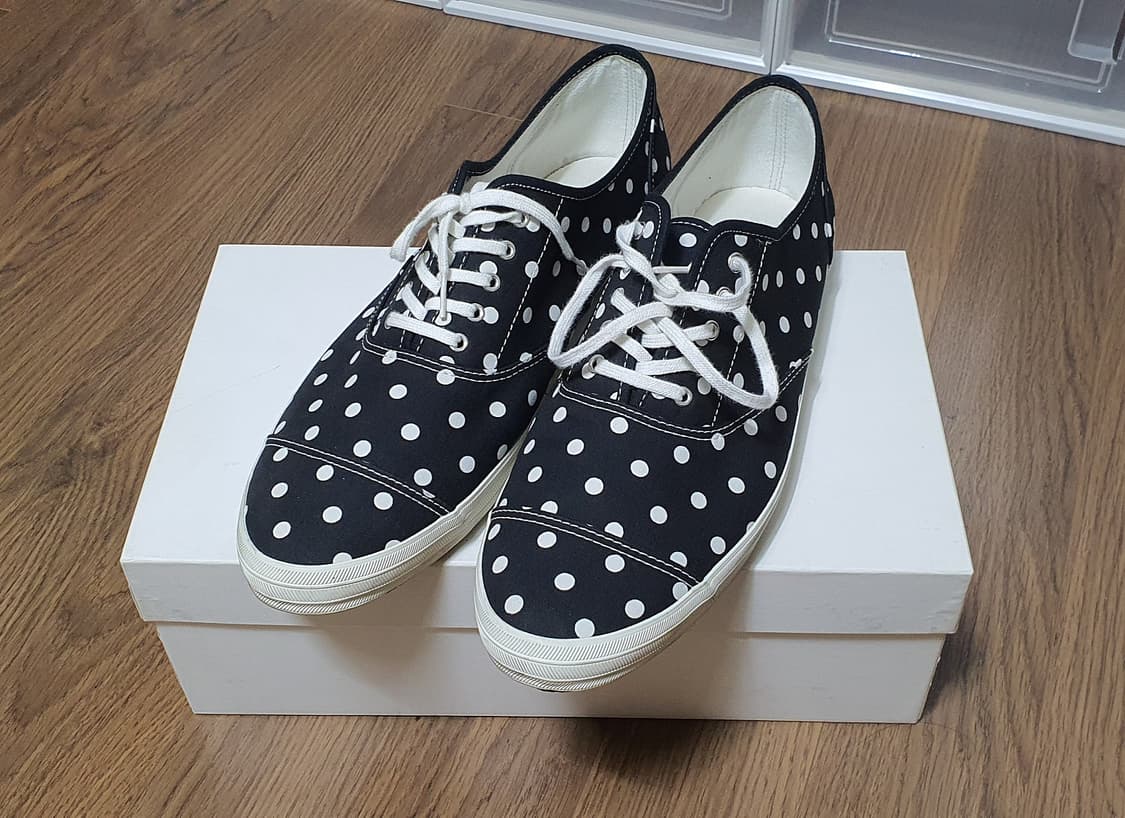 유나이티드 애로우즈 도트 코튼 스니커즈 캔버스 슈즈 상품이미지1