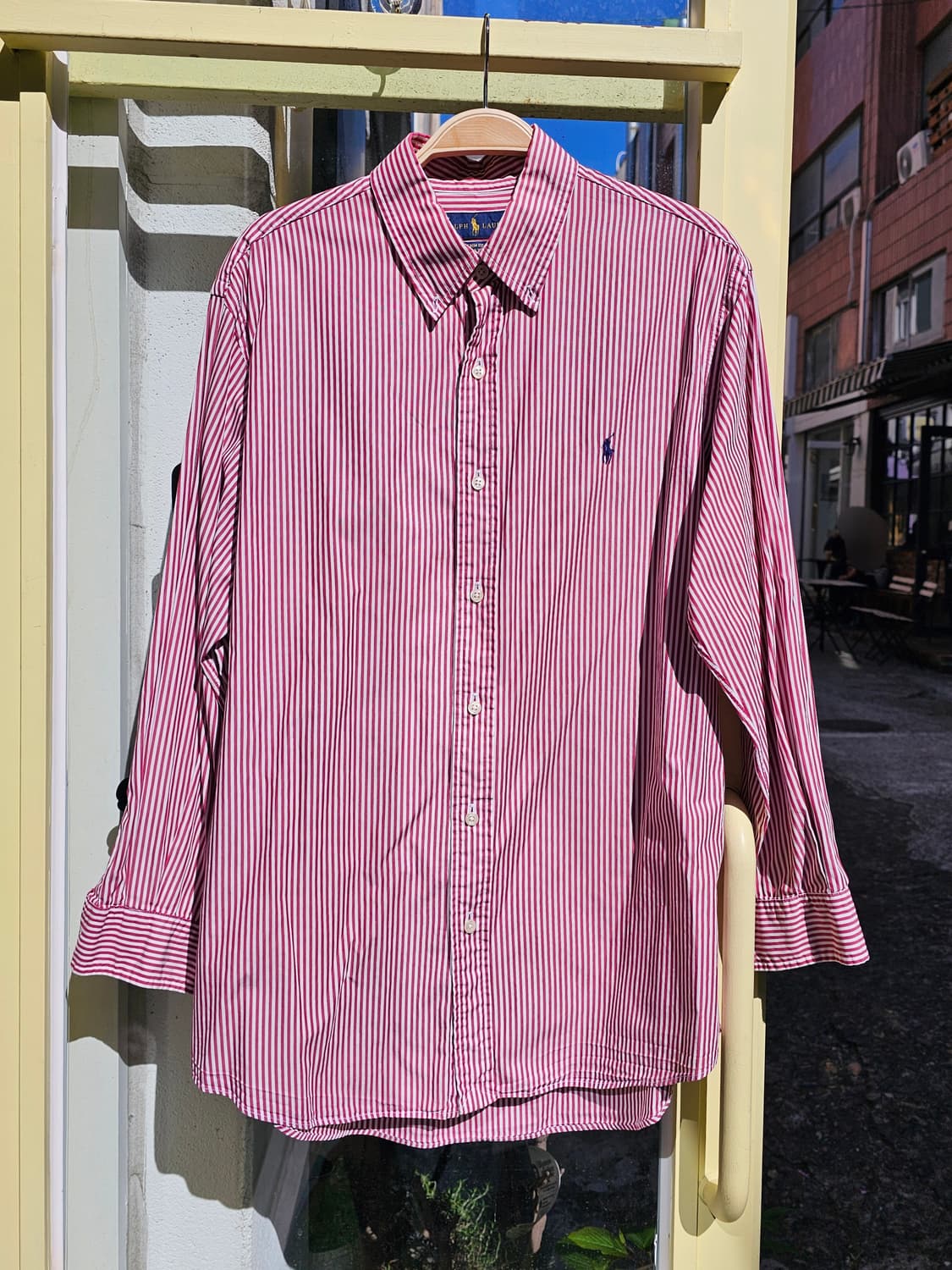 Ralph Lauren 레드 스트라이프 셔츠 상품이미지1