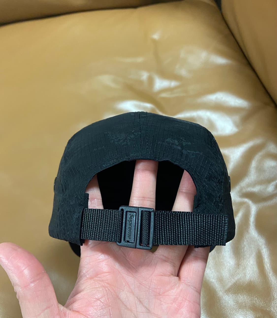 Supreme 슈프림 블랙 카모 캠프캡 모자 상품이미지3