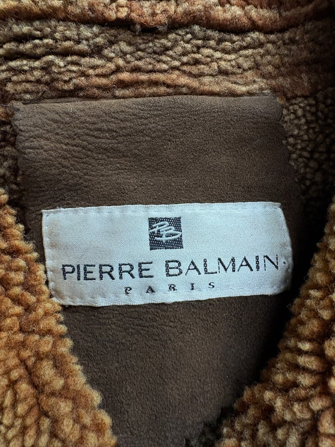 90s 발망 아카이브 양가죽 양털 무스탕 2557 상품이미지3