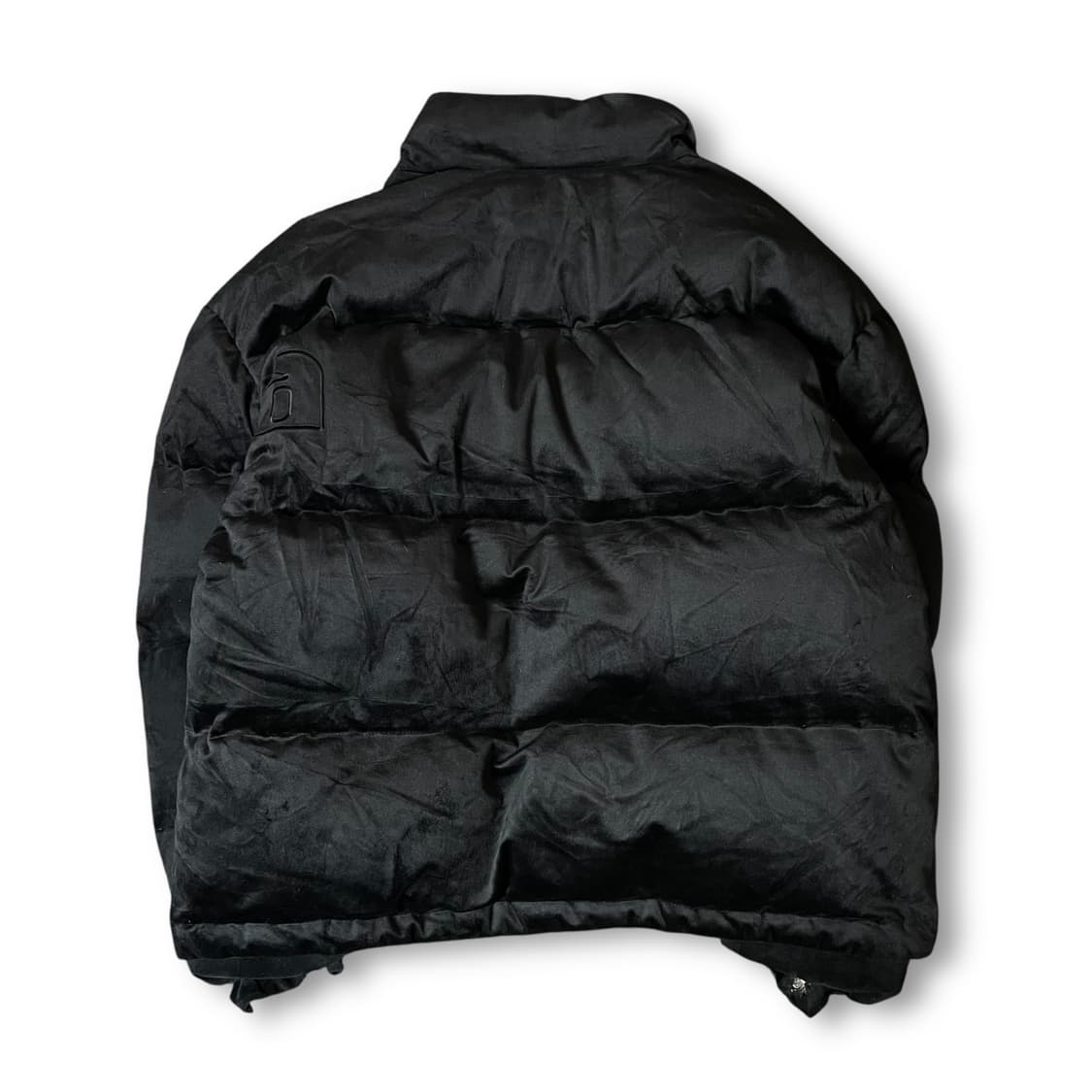 골라 블랙 스웨이드 빅로고 패딩 M 상품이미지2