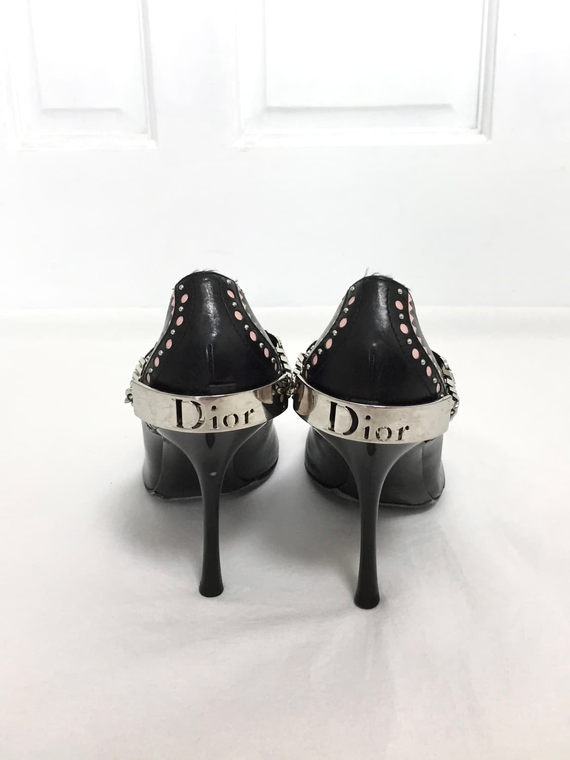 Christian Dior pink Bow leather Pumps 상품이미지5