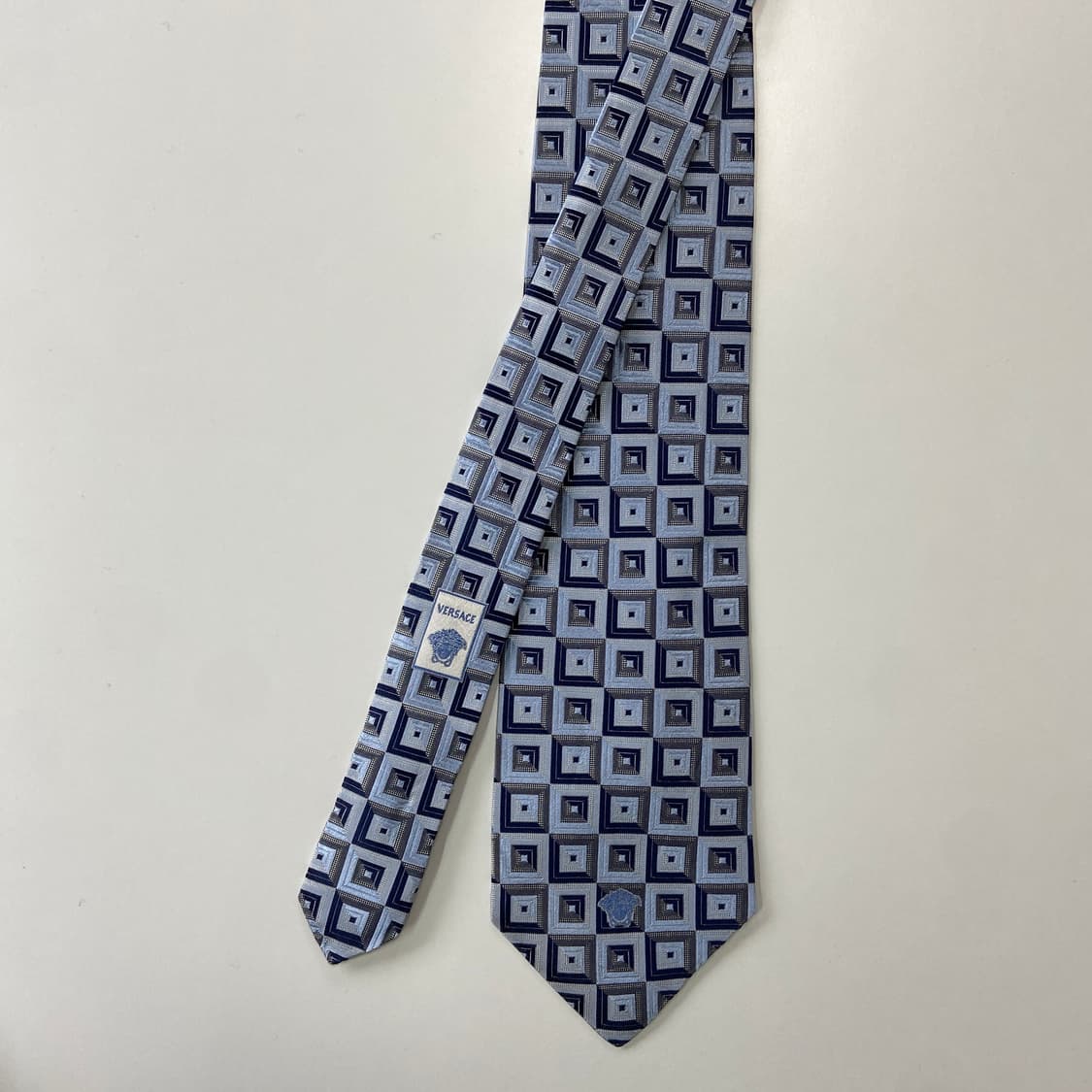 Versace 베르사체 심플로고 정품 명품 넥타이 상품이미지1