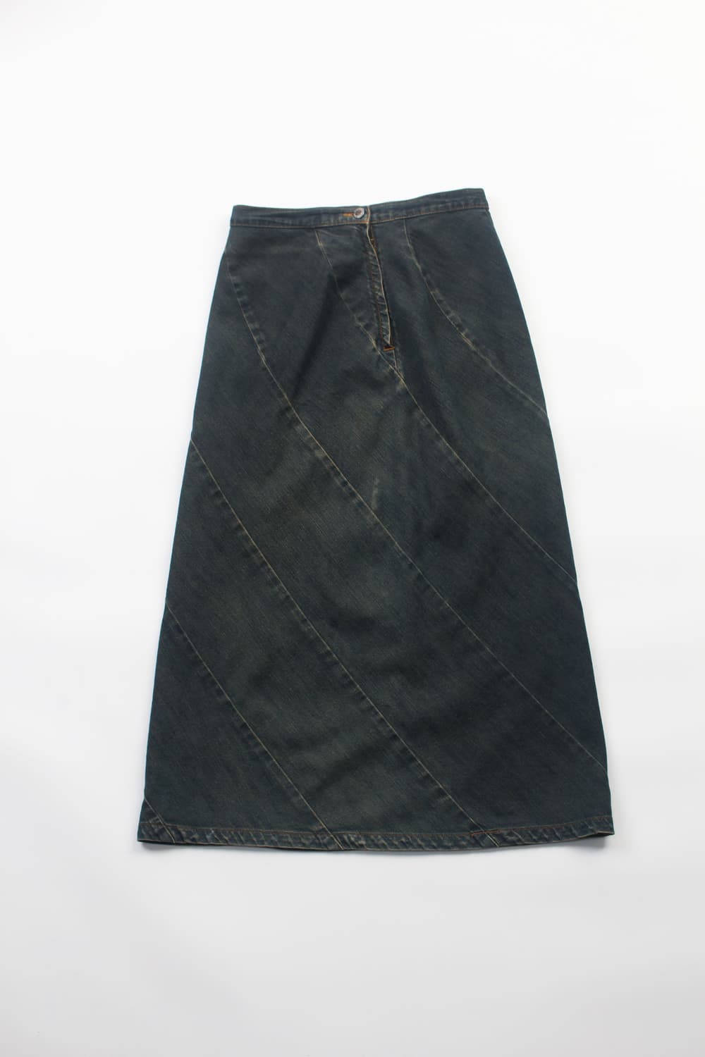 NEWTONE Denim Panel Long Skirt  상품이미지10