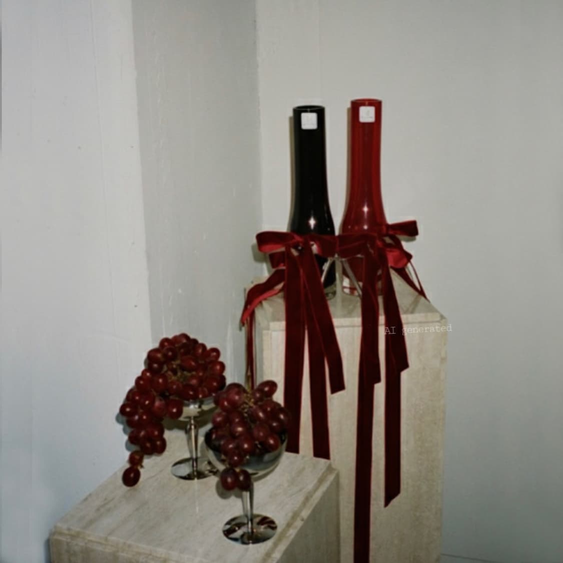 00s CALDIER 핸드메이드 아트 글라스 화병 상품이미지2