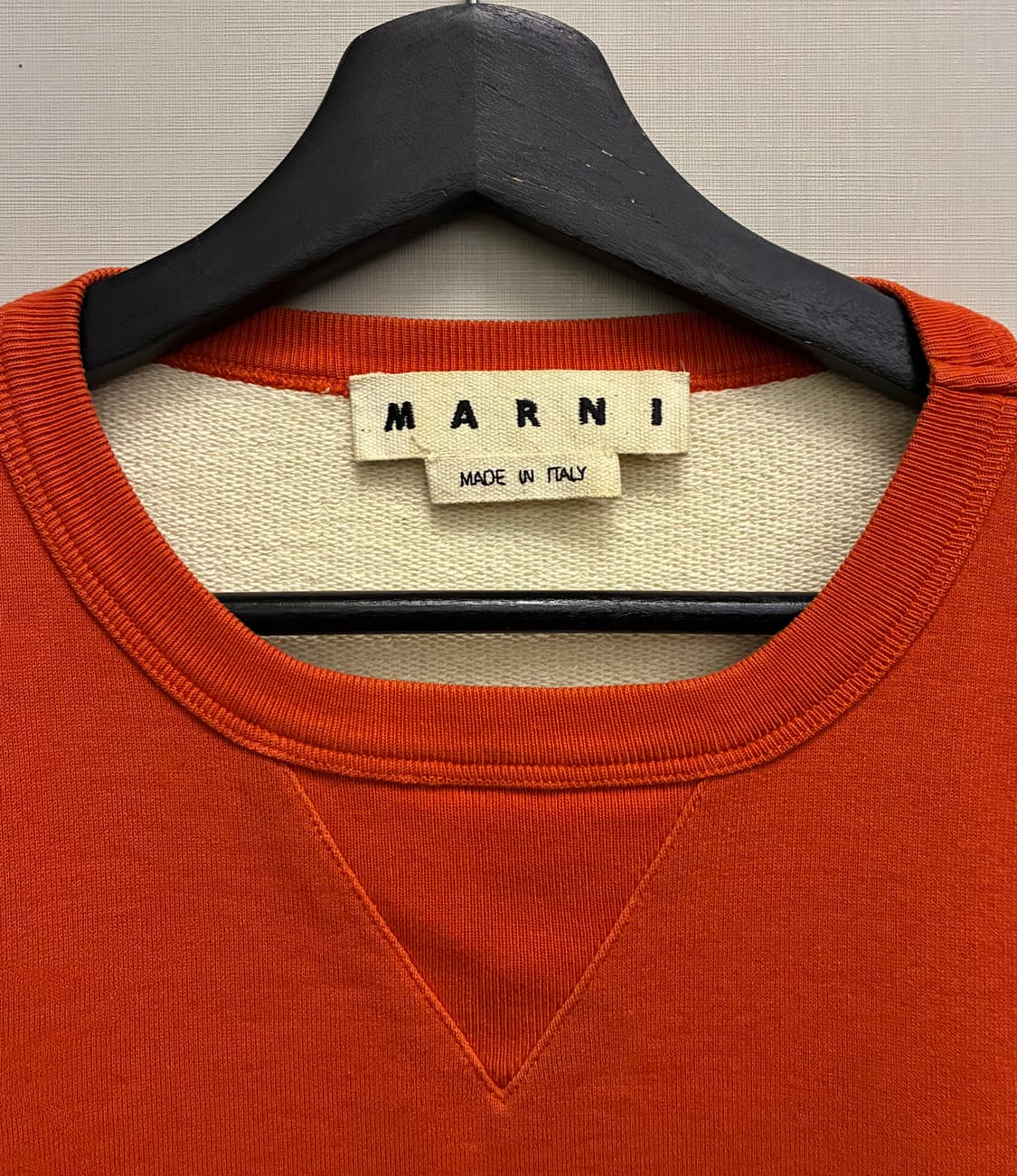 (48/M)MARNI 마르니 코튼 오렌지 이태리 스웻셔츠 맨투맨  상품이미지4