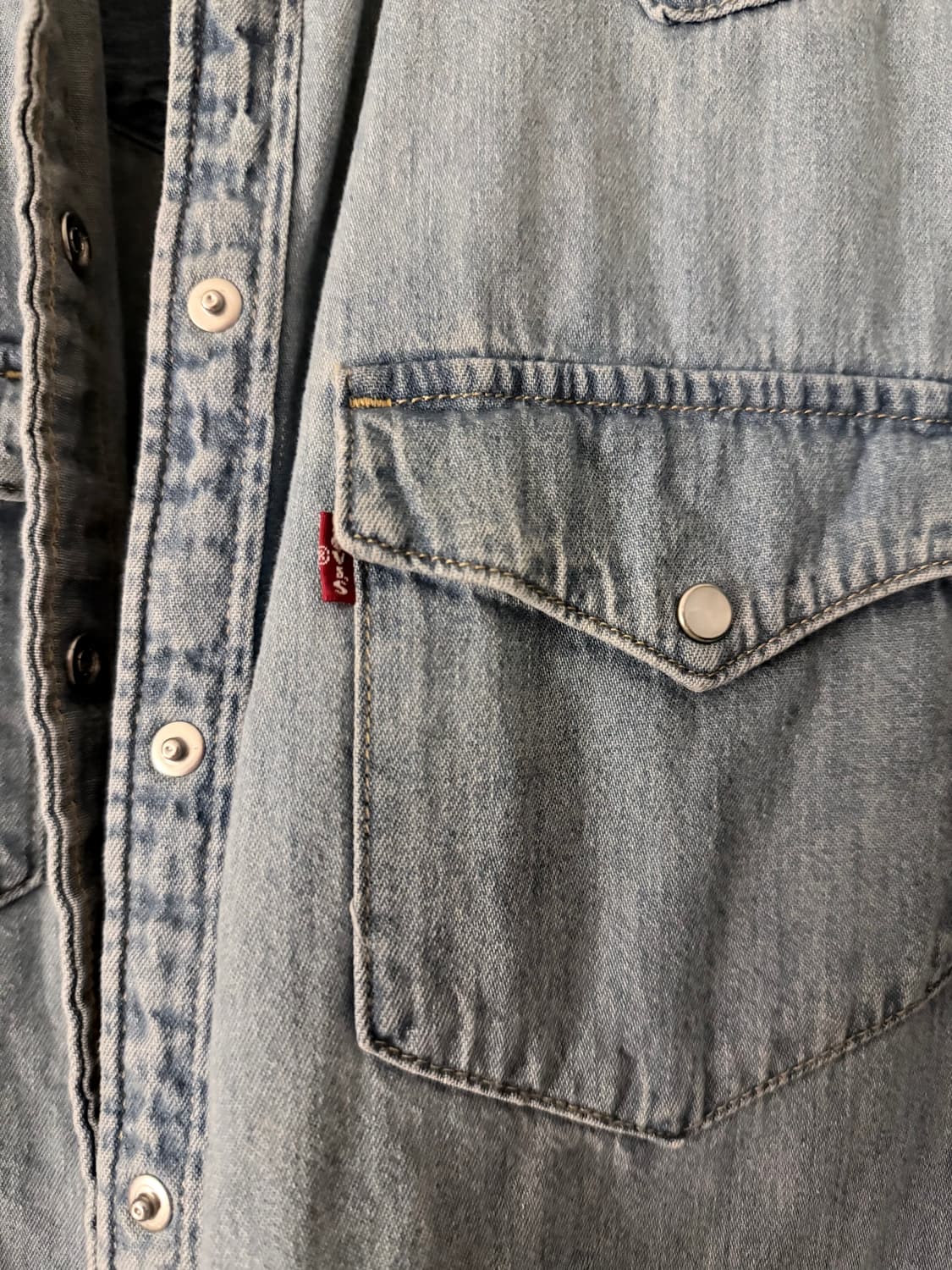 리바이스 웨스턴 데님 셔츠 상품이미지2