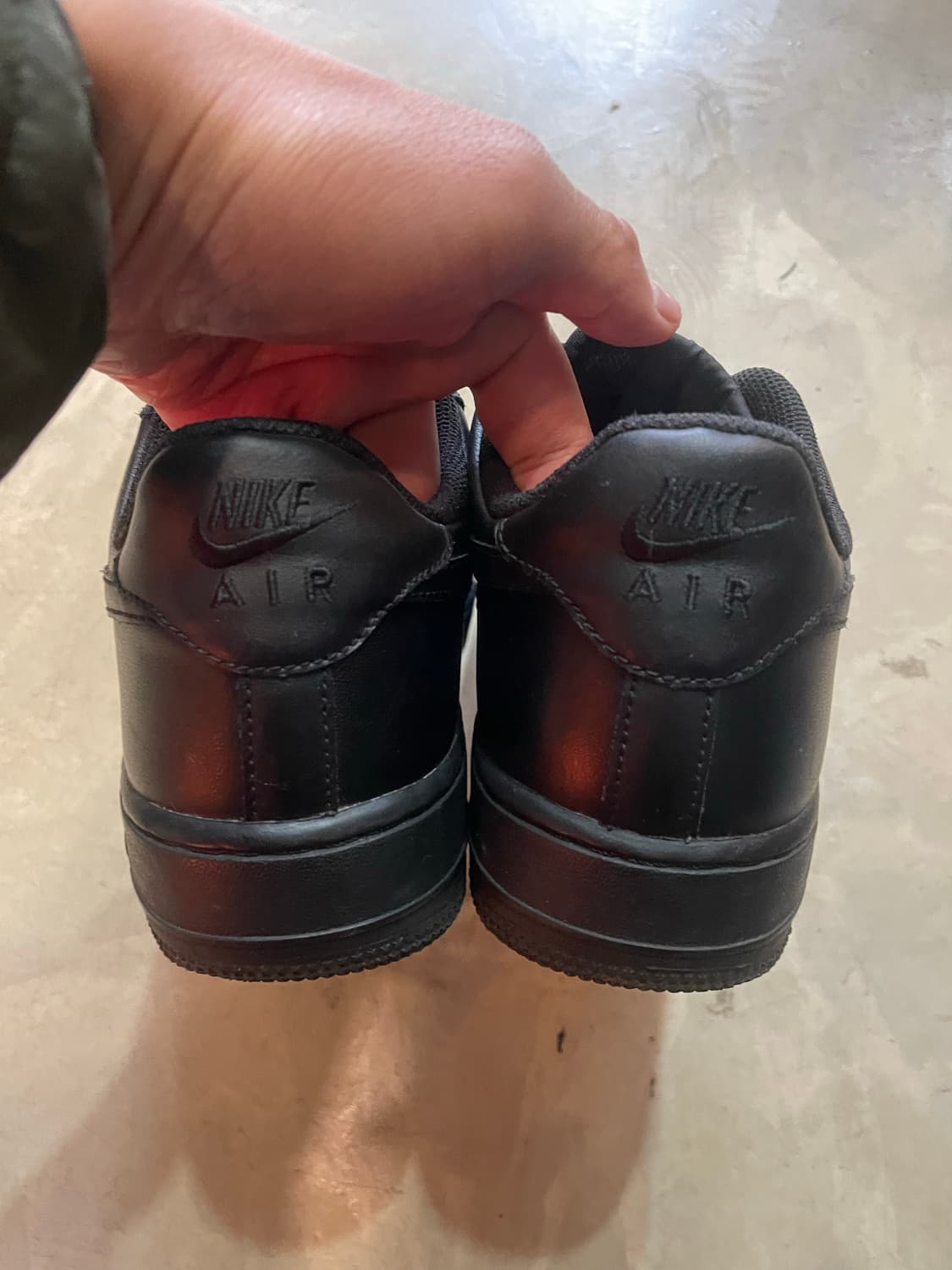 나이키 에어포스 1 블랙 245 상품이미지5