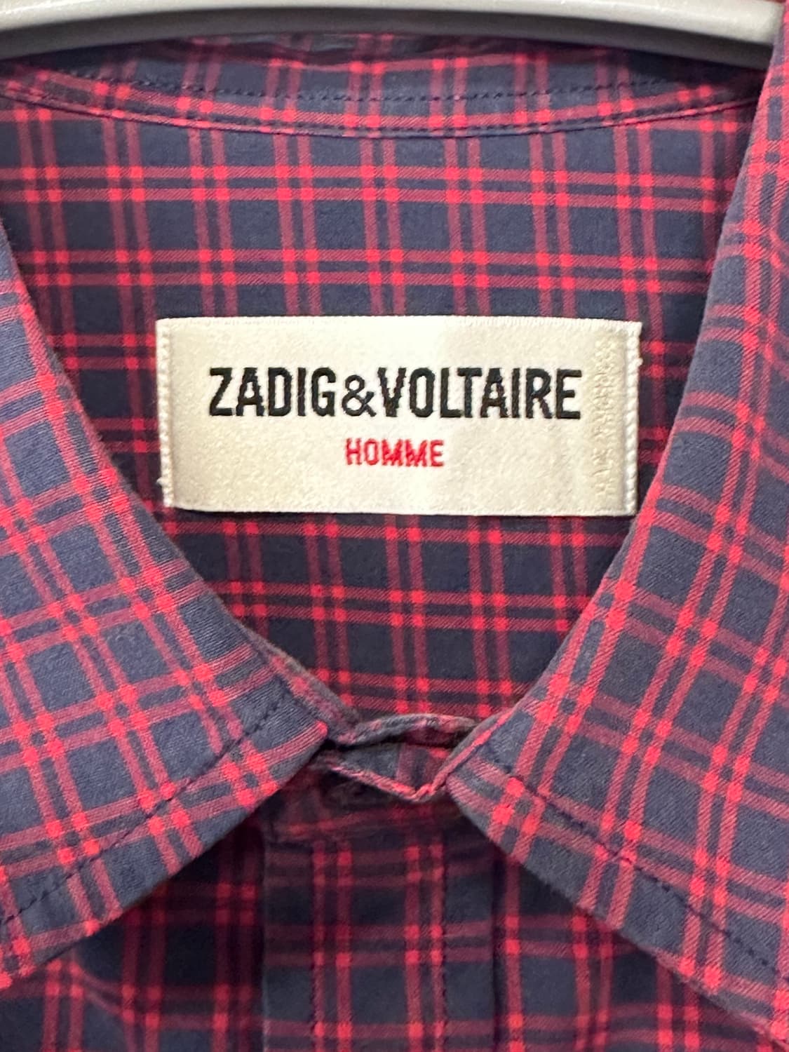 쟈딕앤볼테르 Zadig & Voltaire 체크 셔츠 상품이미지4
