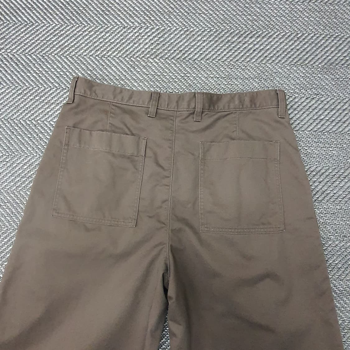 유니클로 와이드 면바지 남자34 상품이미지6