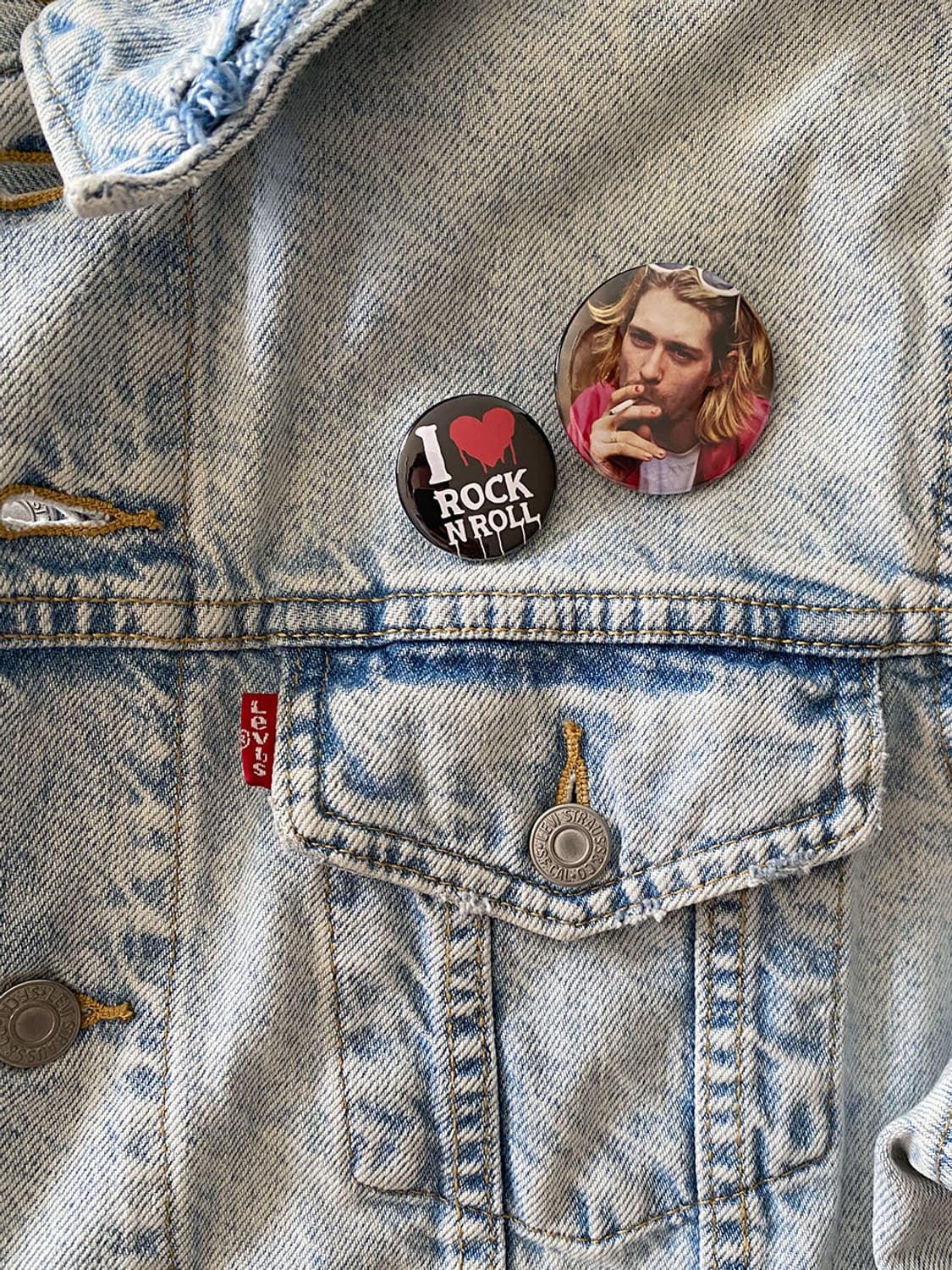 리바이스 디스트로이드 핀버튼 데님 자켓 상품이미지5