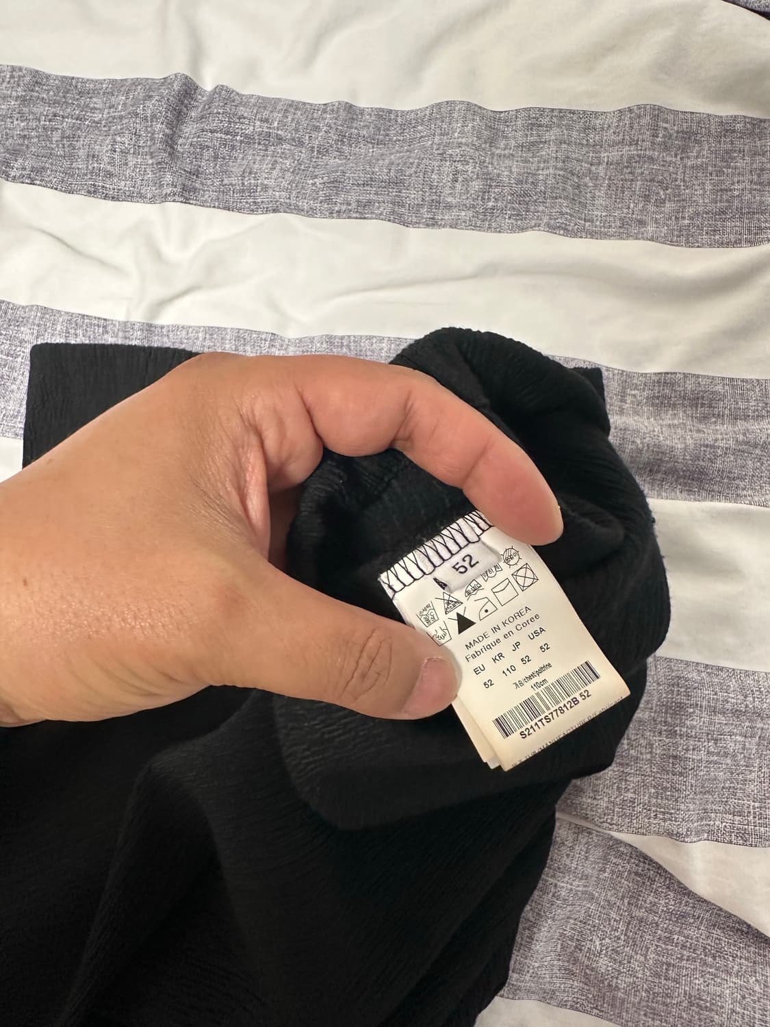 21ss 솔리드옴므 시어서커 7부카라셔츠(52) 상품이미지3