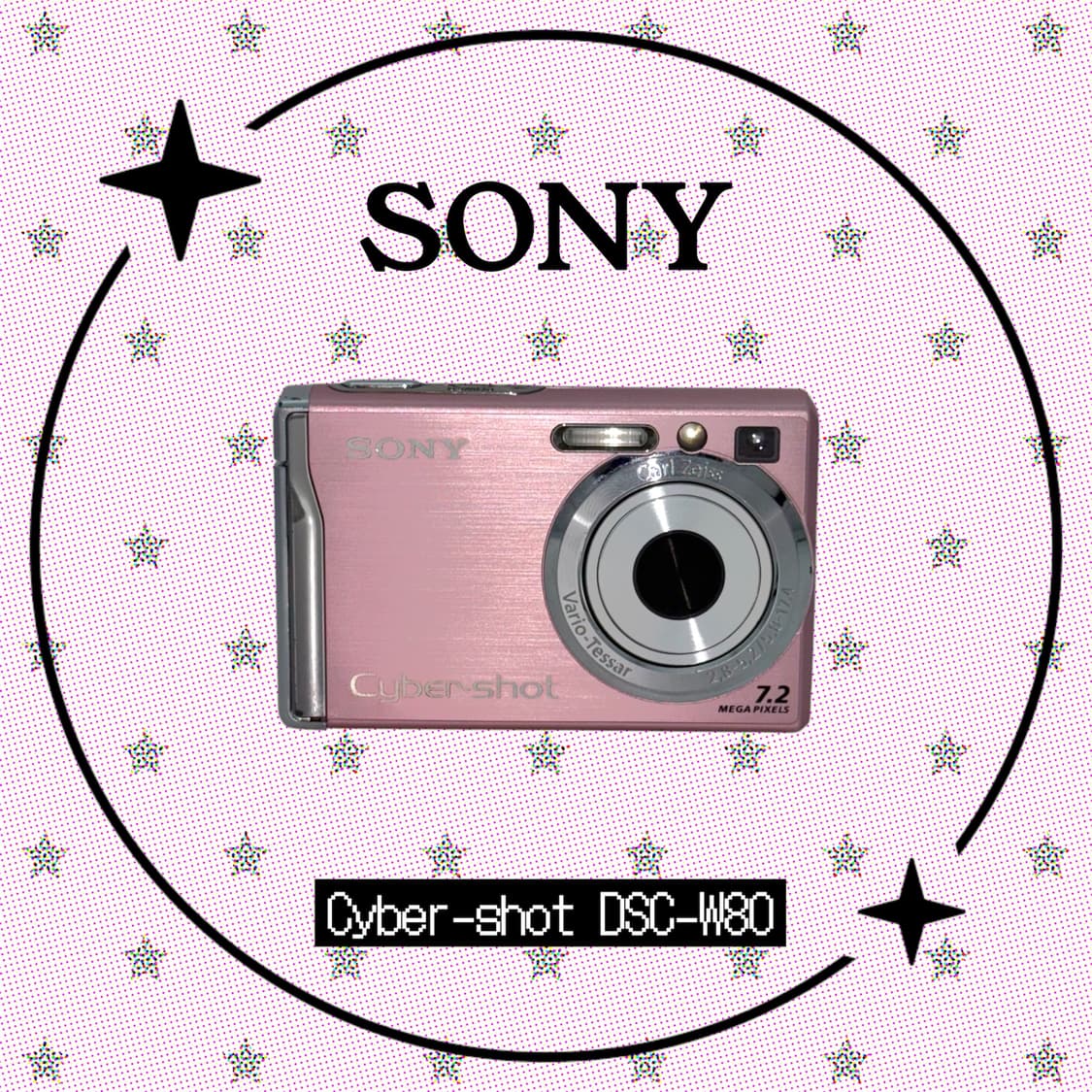 (메탈릭 핑크🎀) 소니 사이버샷 SONY DSC-W80 상품이미지1