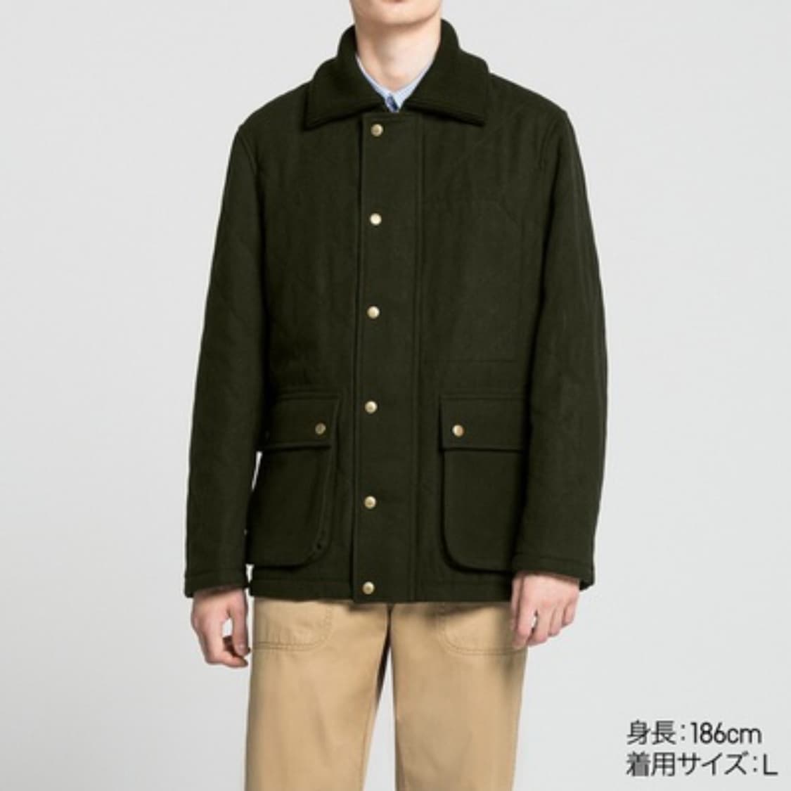 유니클로 x JW앤더슨 / 퀼팅점퍼, 남성점퍼 / L 상품이미지10