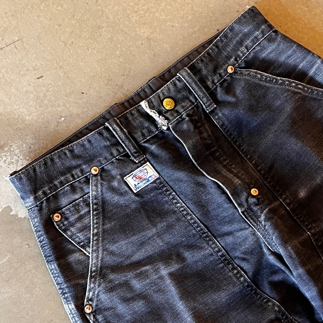 리얼맥코이 더블니 팬츠 상품이미지3