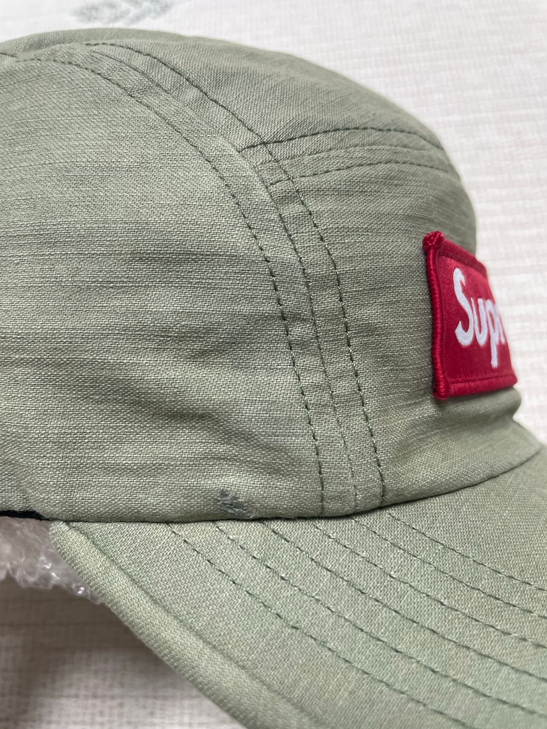 20fw 슈프림 밀리터리 캠프캡 올리브 상품이미지5