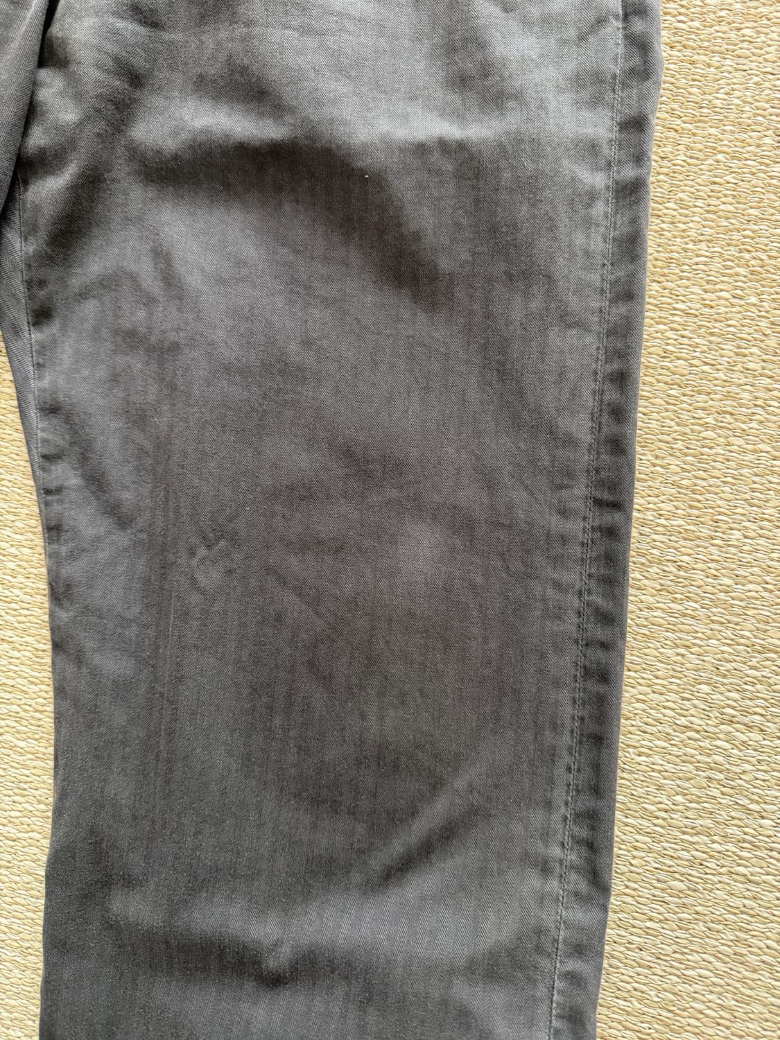 RRL 가먼트다이 헤링본 필드 팬츠 블랙 30x30 상품이미지9