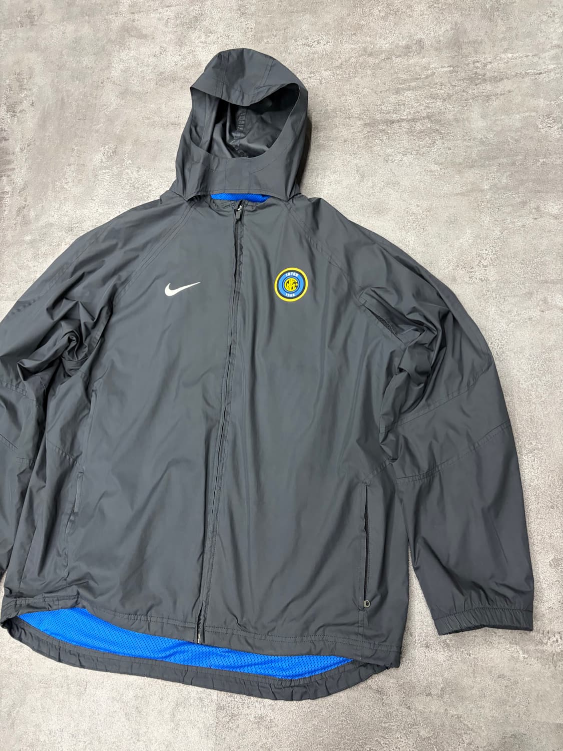 00s 나이키 인터밀란 바람막이 후드 자켓 상품이미지3