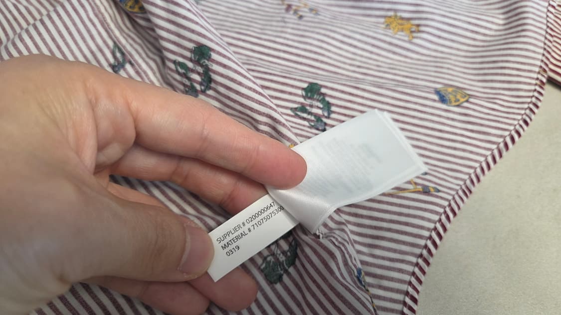 폴로 클래식 핏 멀티 패턴 럭비 엥겔 스트라이프 셔츠 상품이미지7