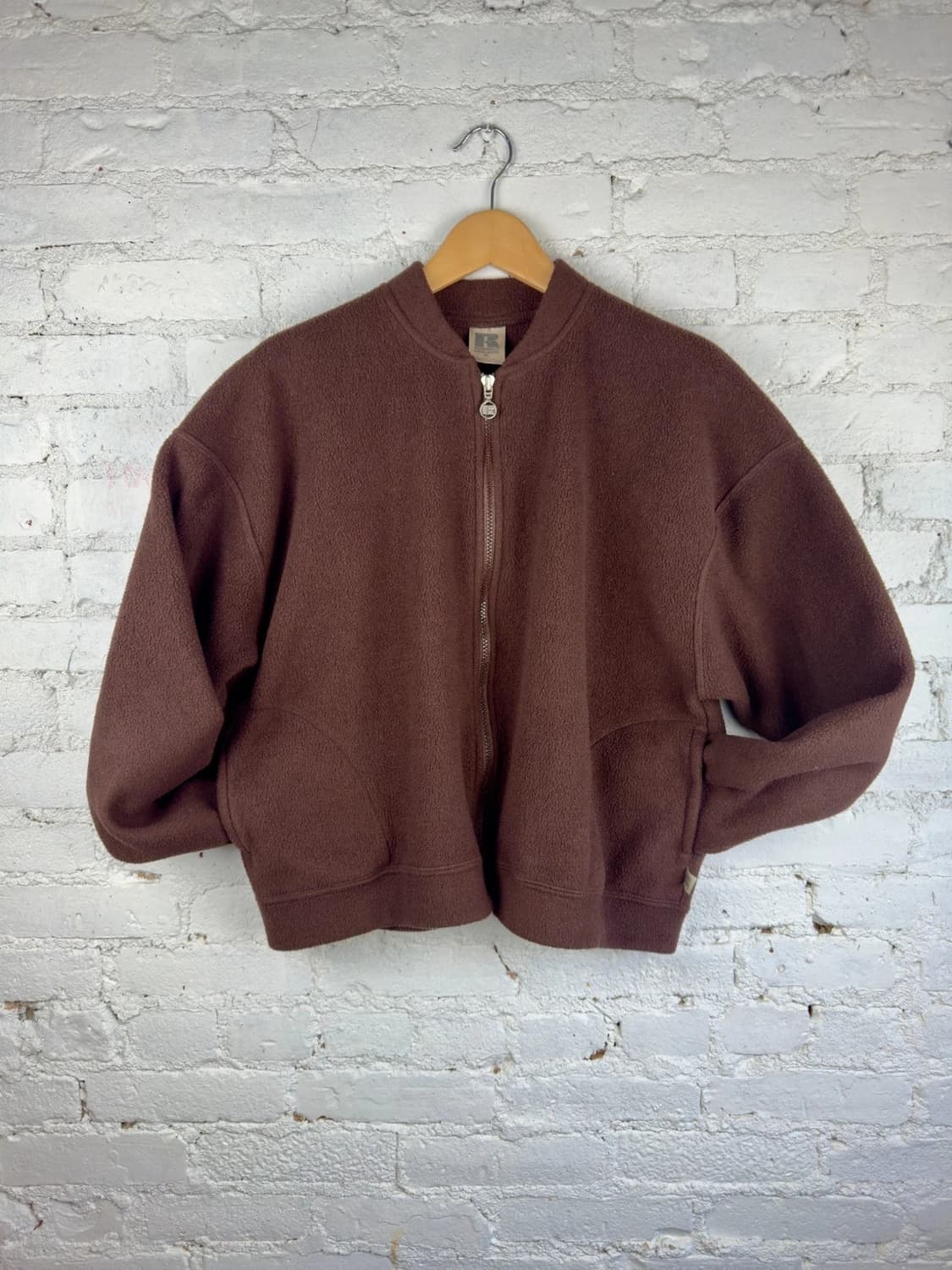 러셀 애슬레틱 플리스 집업 자켓 브라운 상품이미지2