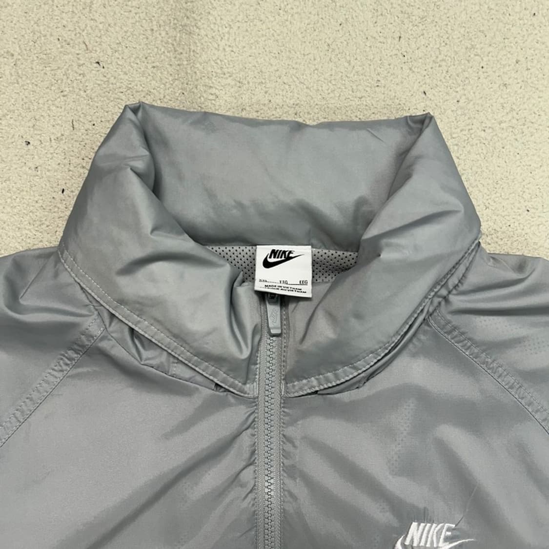 NIKE NSW 윈드러너 언라인드 우븐 아노락 자켓 스모크 그레이 XXL 상품이미지4
