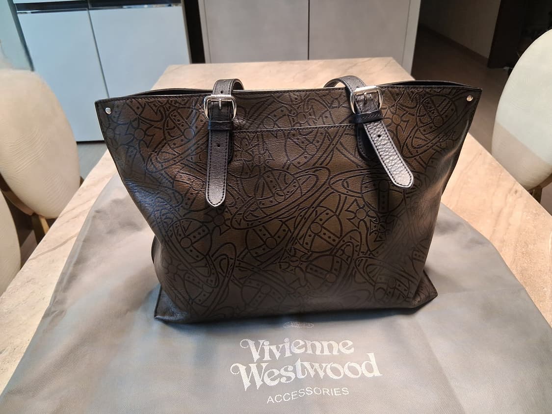 비비안웨스트우드 일본판 Arthur 토트백 (다크브라운) 상품이미지5