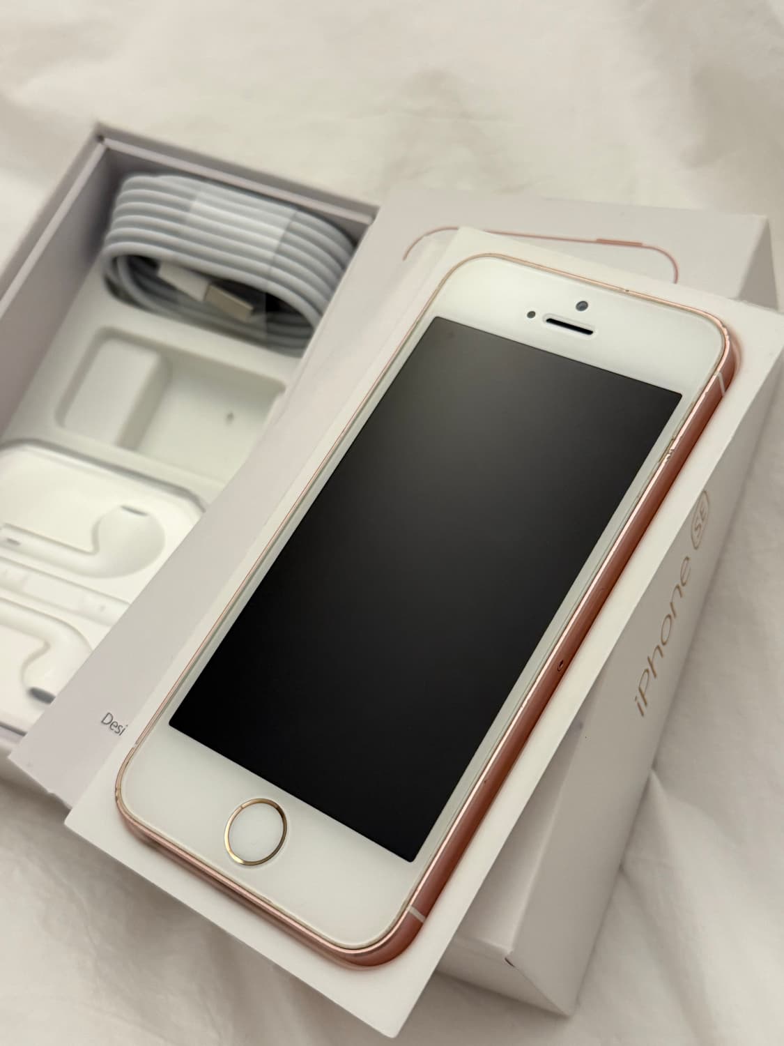 아이폰se1 로즈골드 순정 상품이미지4