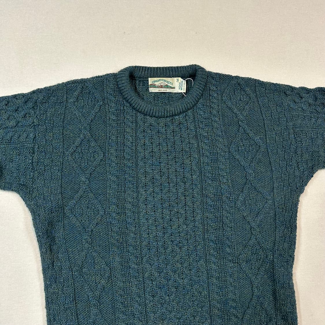 M) Aran Crafts 아란크래프트 피셔맨 울 니트 스웨터 상품이미지3