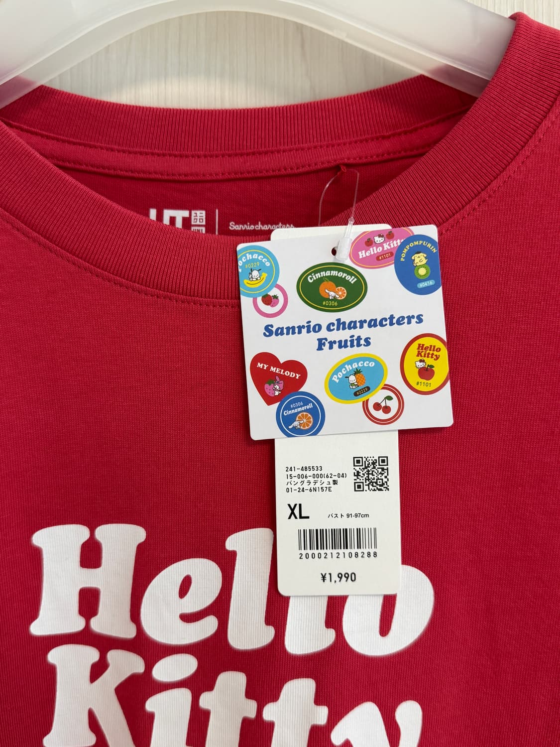 유니클로 헬로키티 티셔츠 상품이미지6