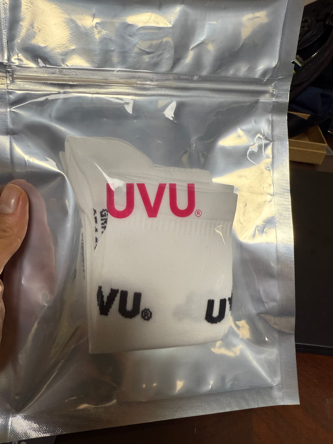 Uvu 흰색 양말 L-XL 상품이미지1