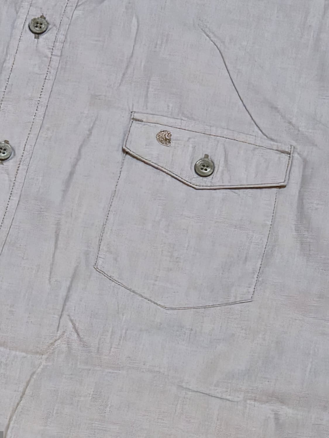 Carhartt 칼하트 베이지 반팔셔츠 상품이미지2