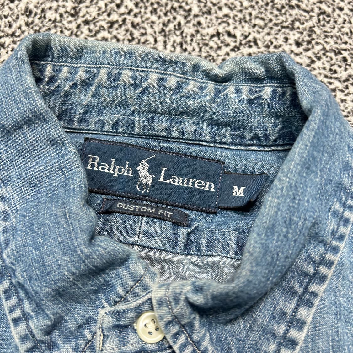 폴로 랄프로렌(POLO RalphLauren) 샴브레이 데님 셔츠 상품이미지5