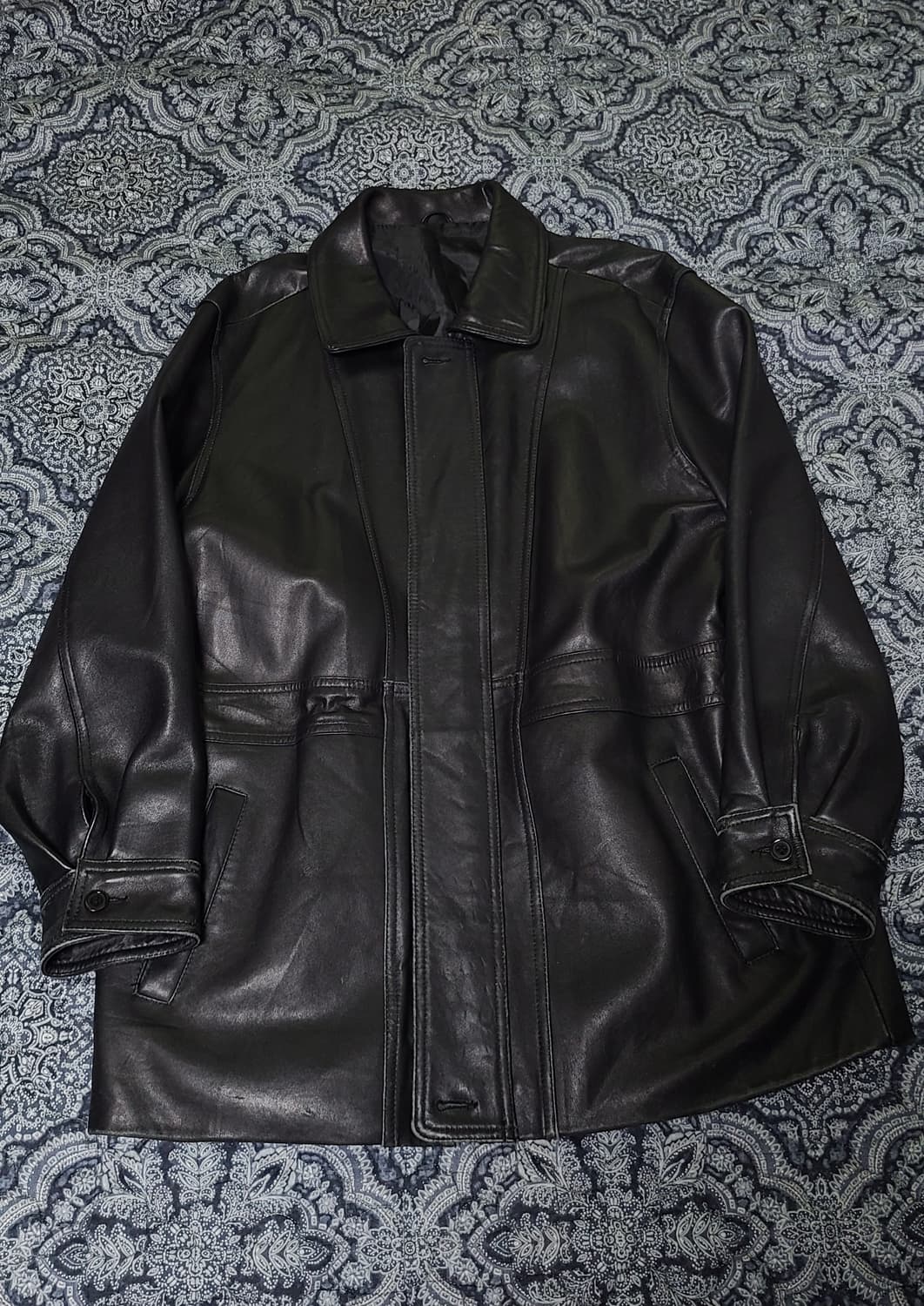 일본 빈티지 램스킨 카코트 m~l 상품이미지1