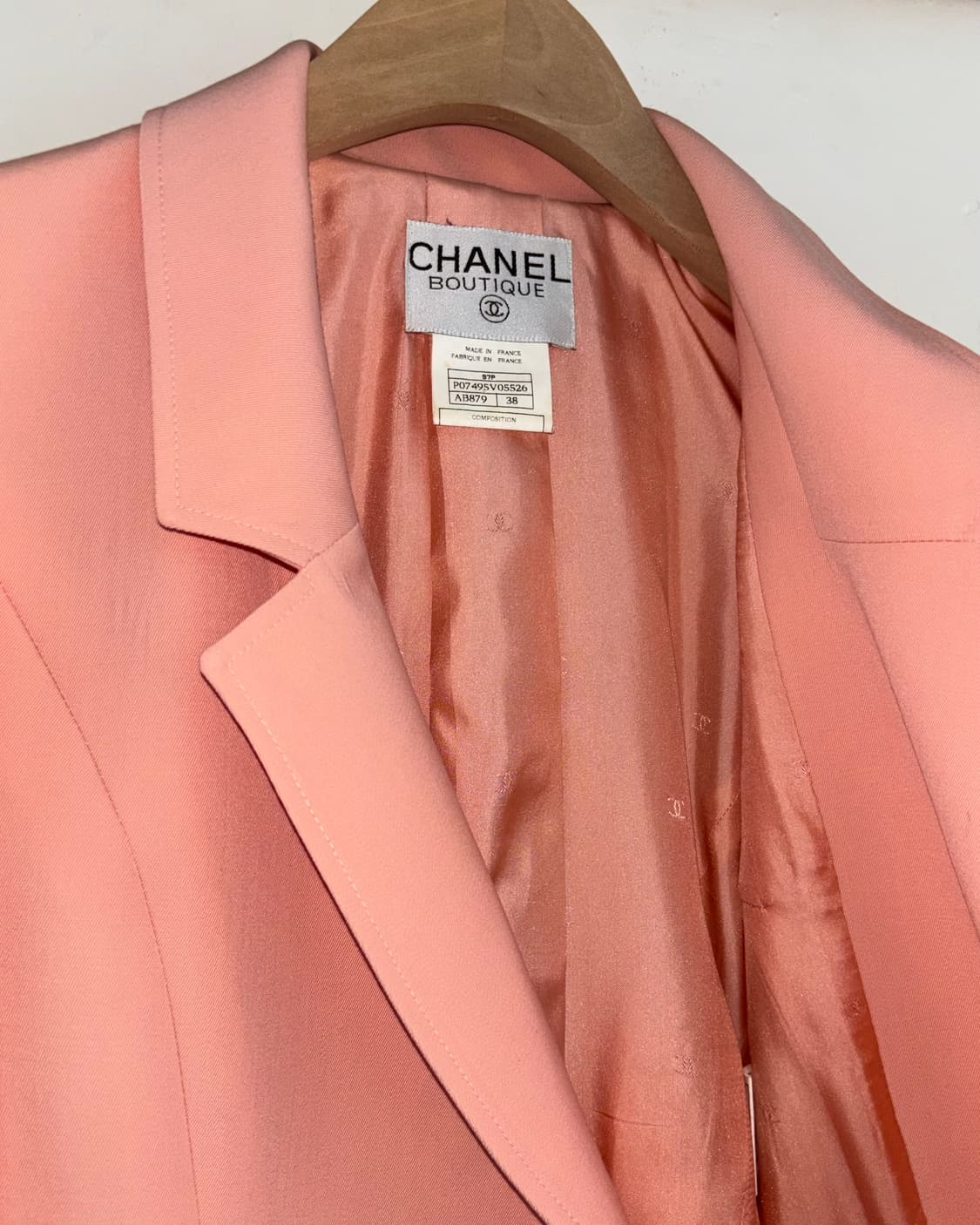 Chanel 샤넬 푸시아 핑크 더블버튼 블레이저 상품이미지8