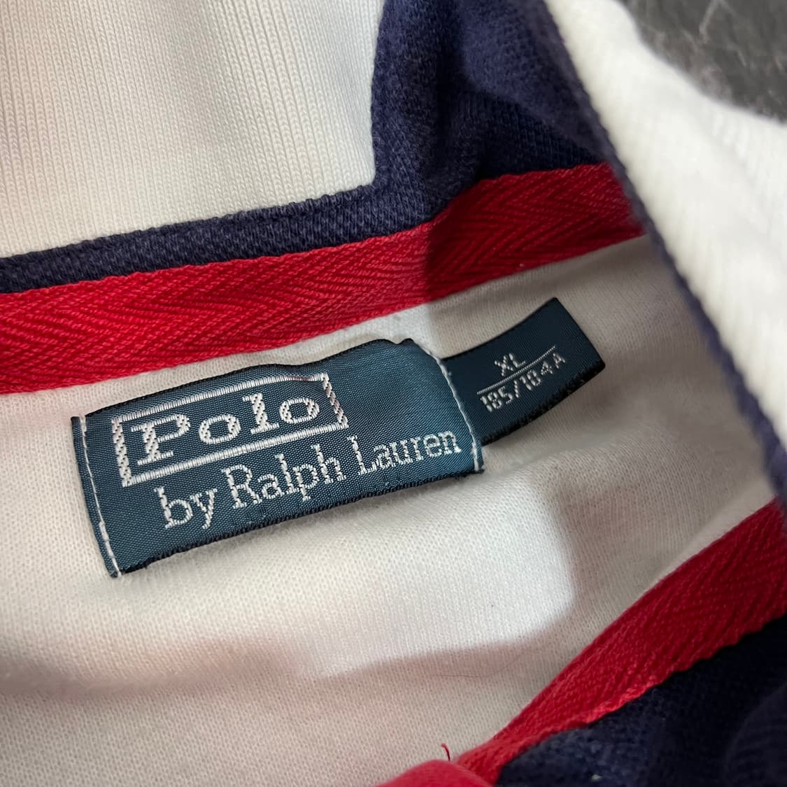 폴로랄프로렌 USA 코튼 레이싱 집업 자켓 화이트 상품이미지5