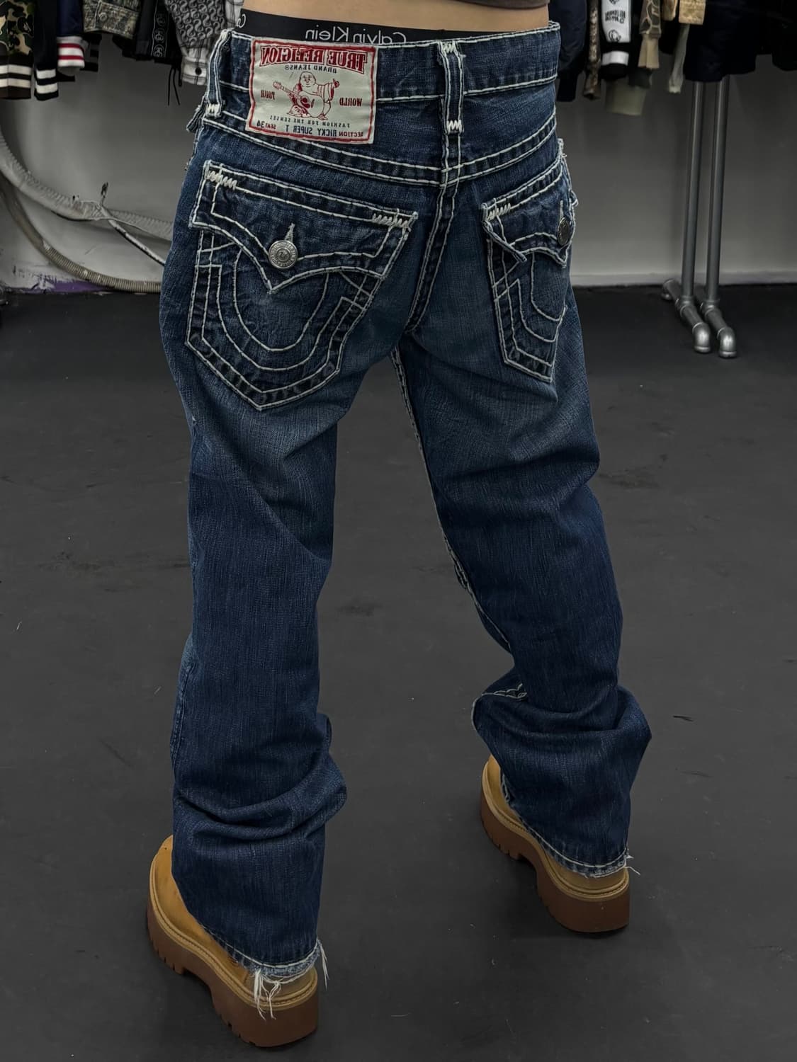 트루릴리전 스티치 데님팬츠 상품이미지4