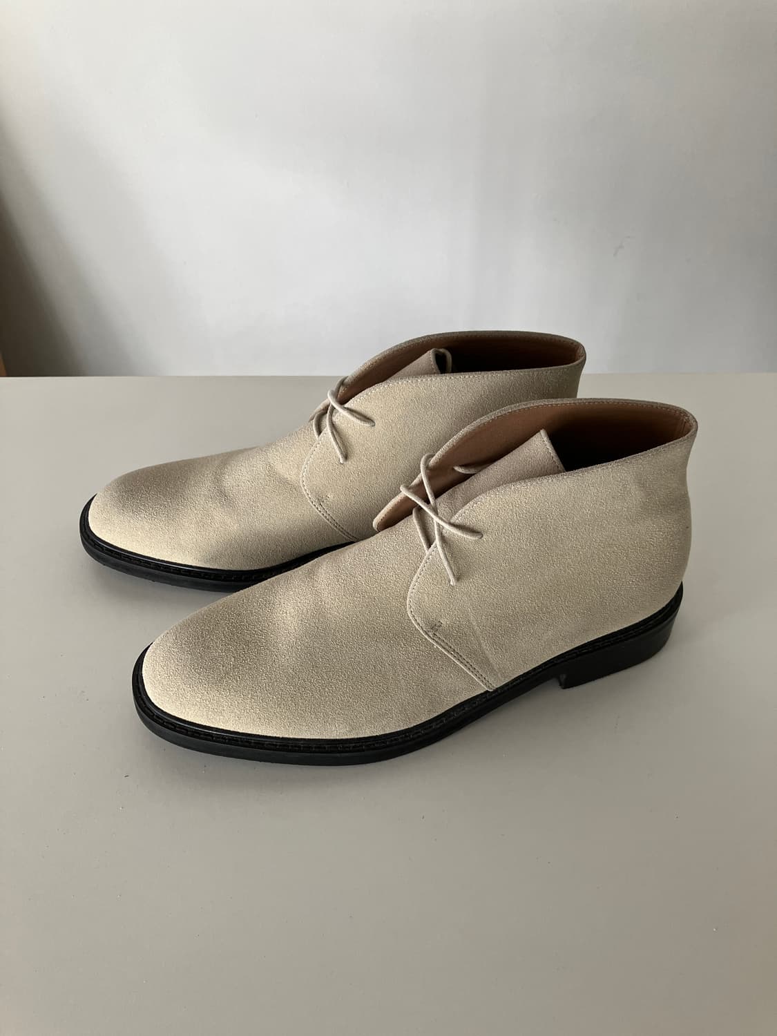 스웨이드 처카 부츠 베이지 280 상품이미지4