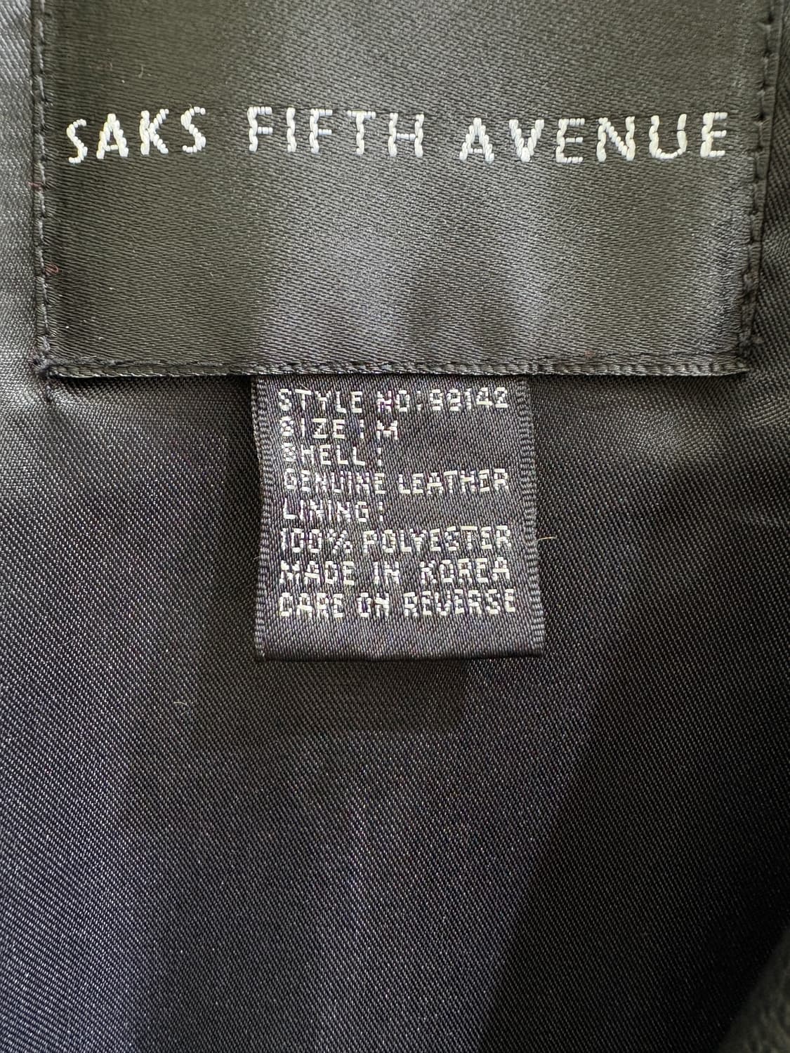 SAKS FIFTH AVENUE 레더자켓 상품이미지7