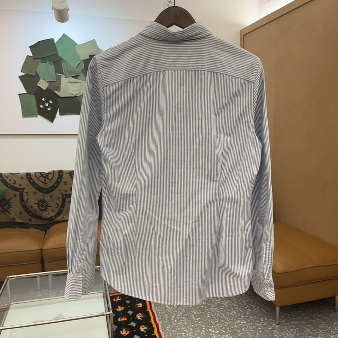 폴로 랄프로렌 빈티지 스트라이프 옥스포드 셔츠 100 C07563 상품이미지4