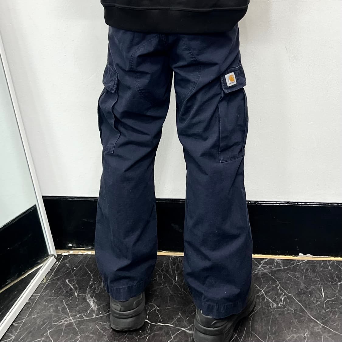 칼하트 WIP 에비에이션 카고팬츠 네이비 상품이미지3