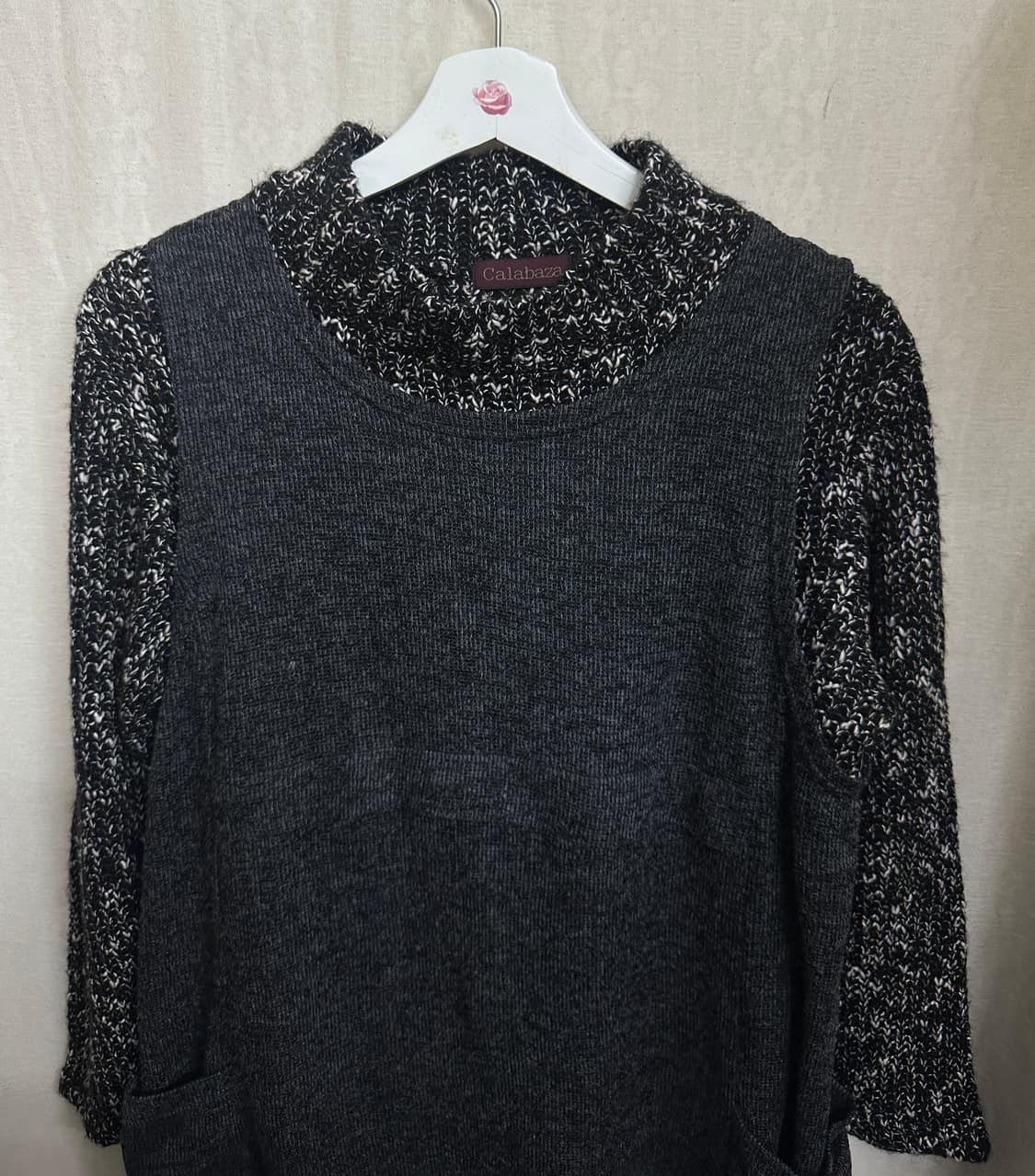 calabaza 레이어드 니트 ops 상품이미지3