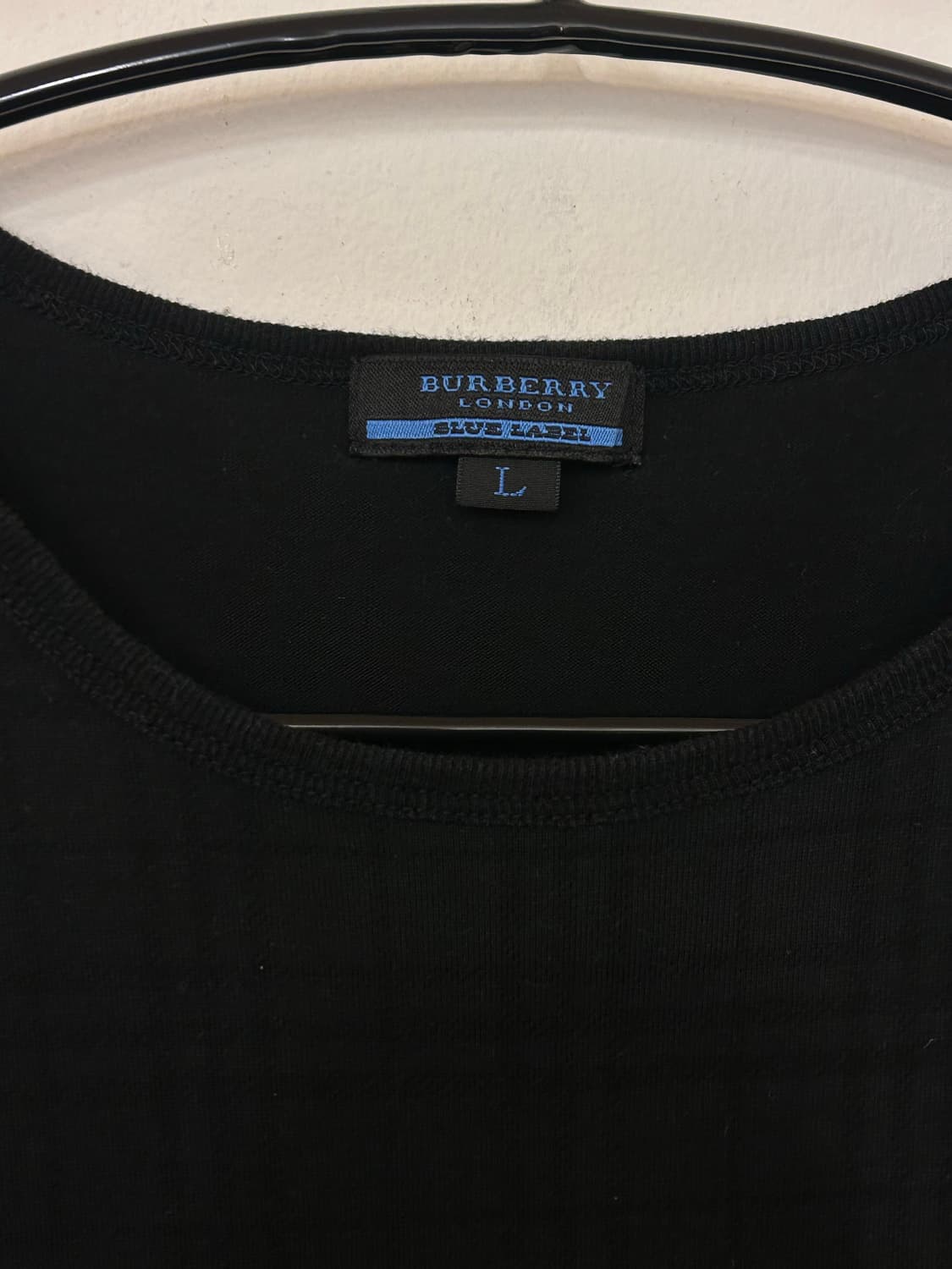 버버리 런던 블루라벨 블랙 긴팔 티셔츠 L 상품이미지2