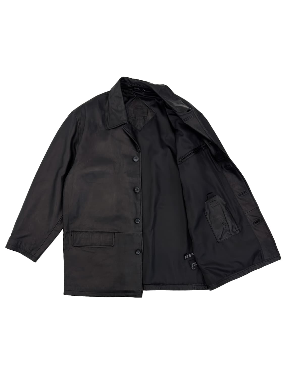 Roundtree&Yorke Leather Car Coat/ Xl 상품이미지2