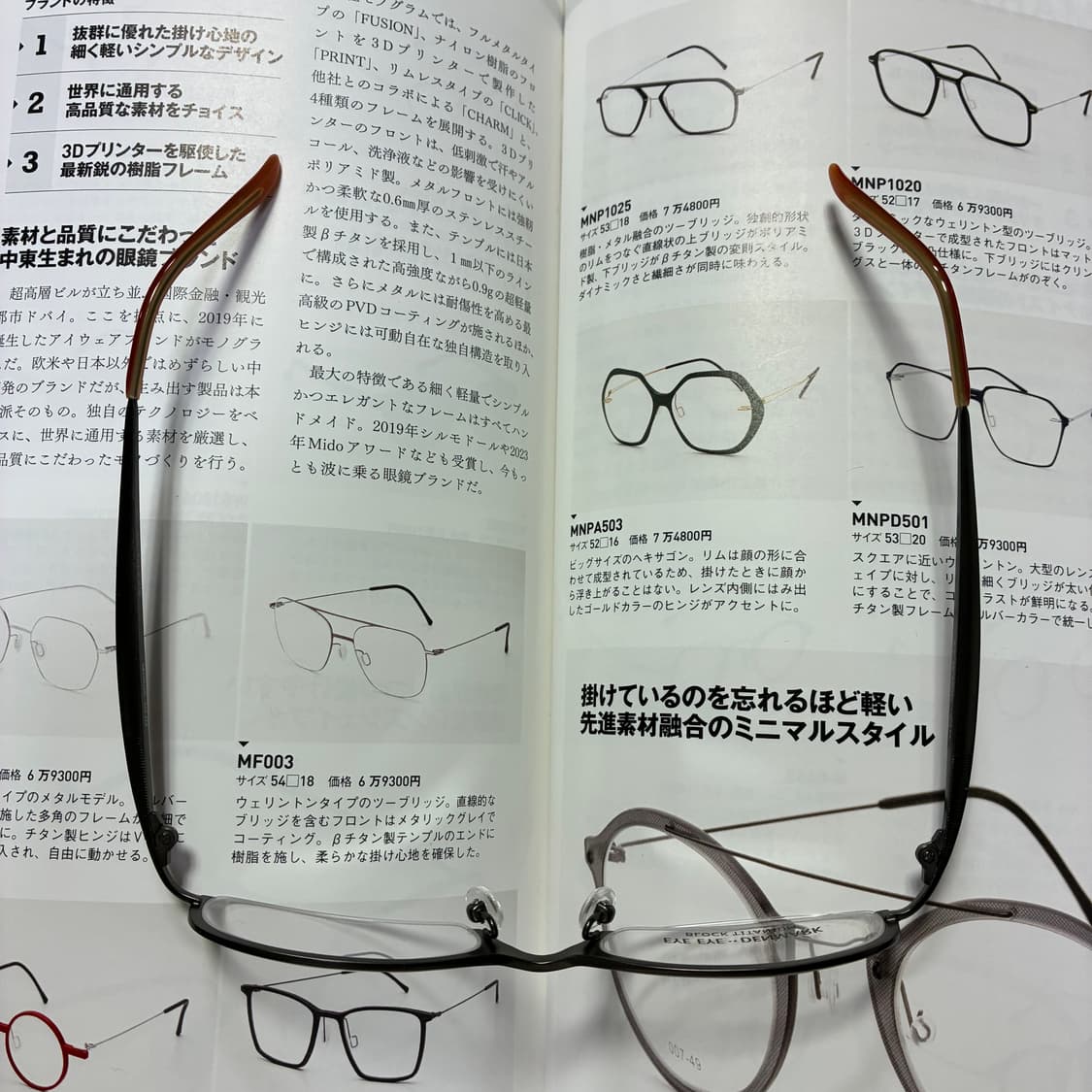 EYE EYE DENMARK 덴마크 티타늄 건실버 반무테 안경 상품이미지7