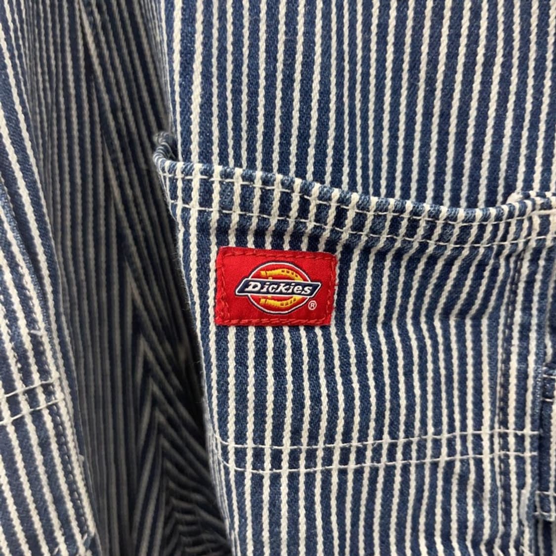 디키즈 빈티지 컨트리 스트라이프 멜빵 점프수트 S C08035 상품이미지6