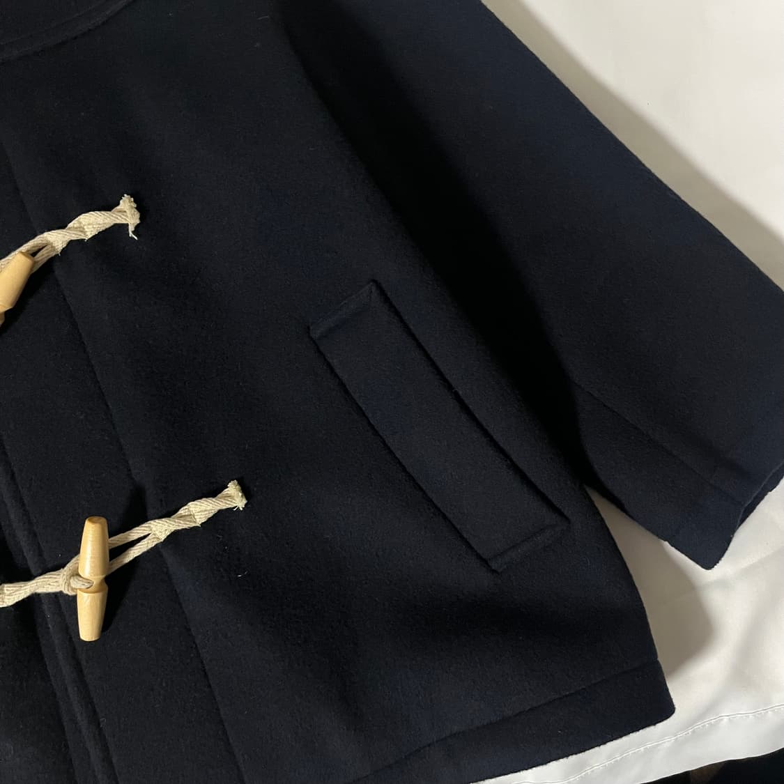 LOFI 로파이 하프 더플코트 네이비 L 상품이미지4