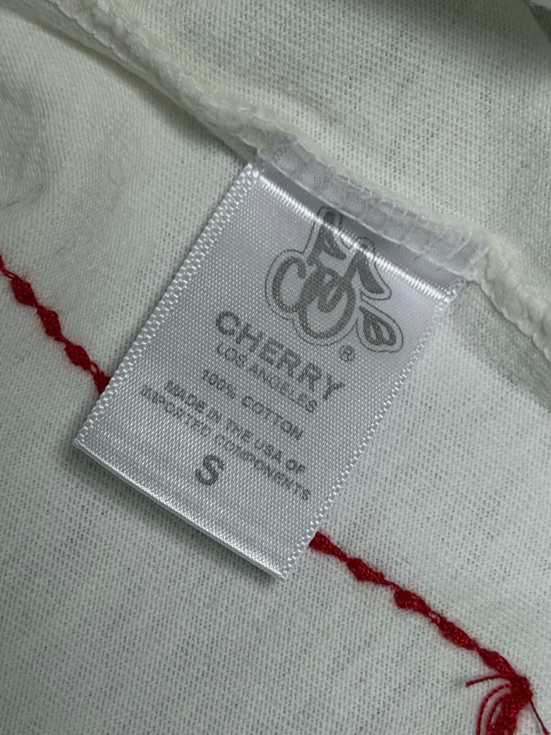 체리LA 베이직 클래식 티셔츠 화이트 상품이미지9