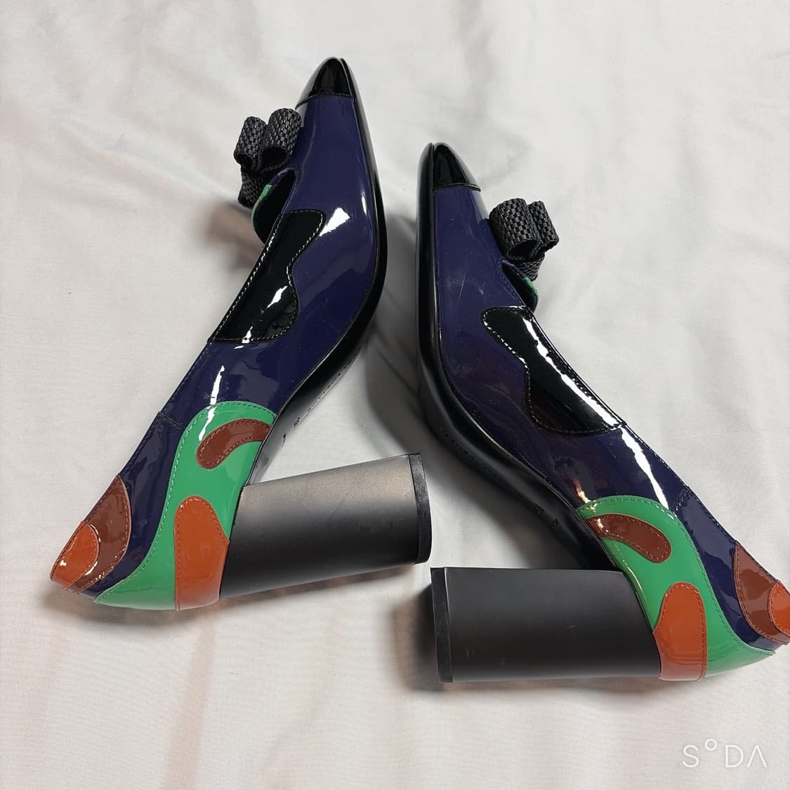 보테가베네타 멀티컬러 리본 장식 펌프스 상품이미지5