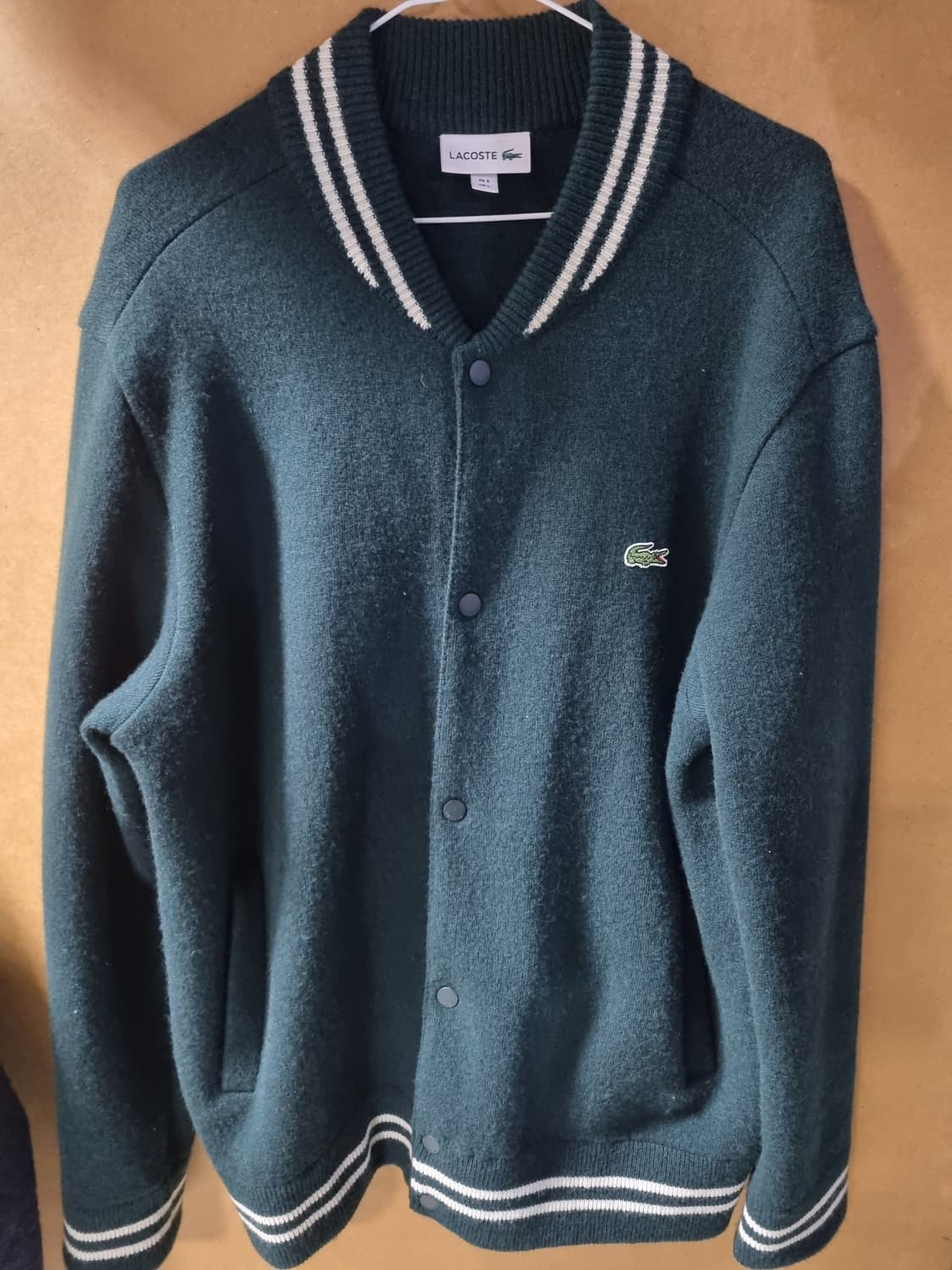 라코스테 남성 모직 니트자켓  상품이미지1