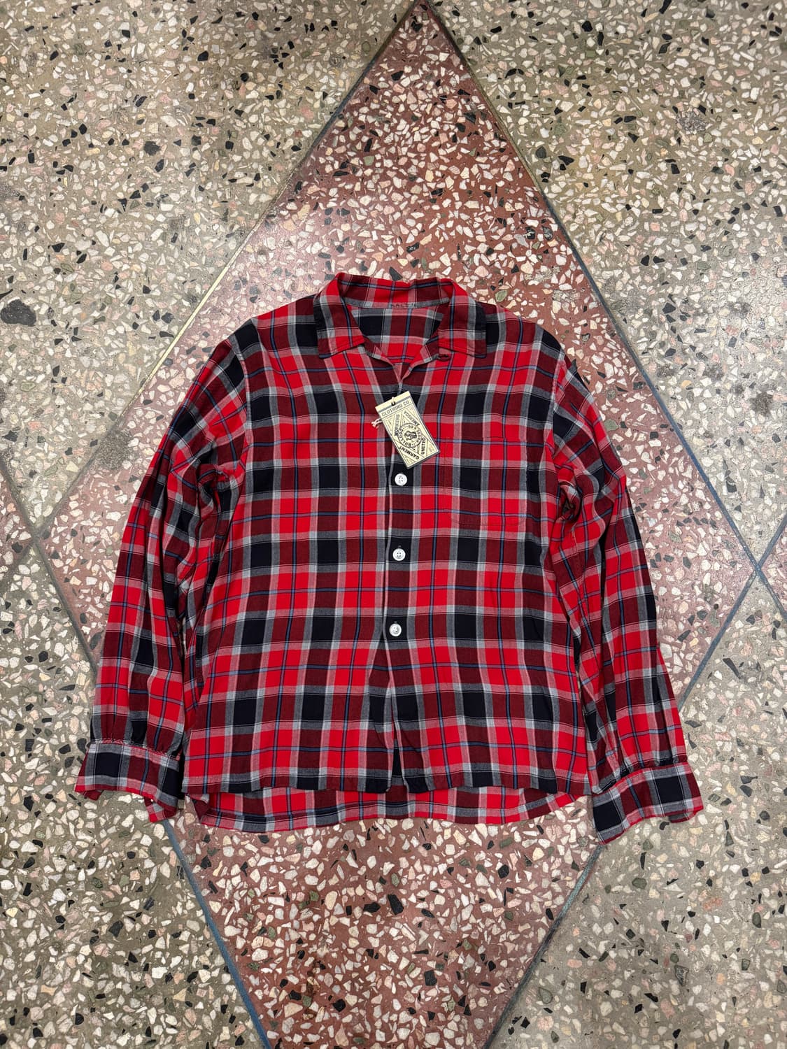 60s 레이온 셔츠 (M) 상품이미지1